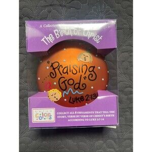 Coton Colors The Birth of Christ Ornament Luke 2:13 Brand NIB Collectible Decor